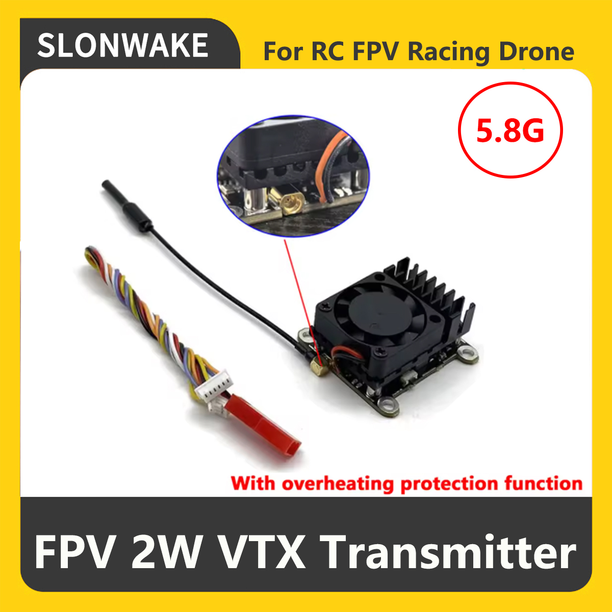 Transmetteur FPV VTX SLONWAKE  - Drone Receiver avis et prix