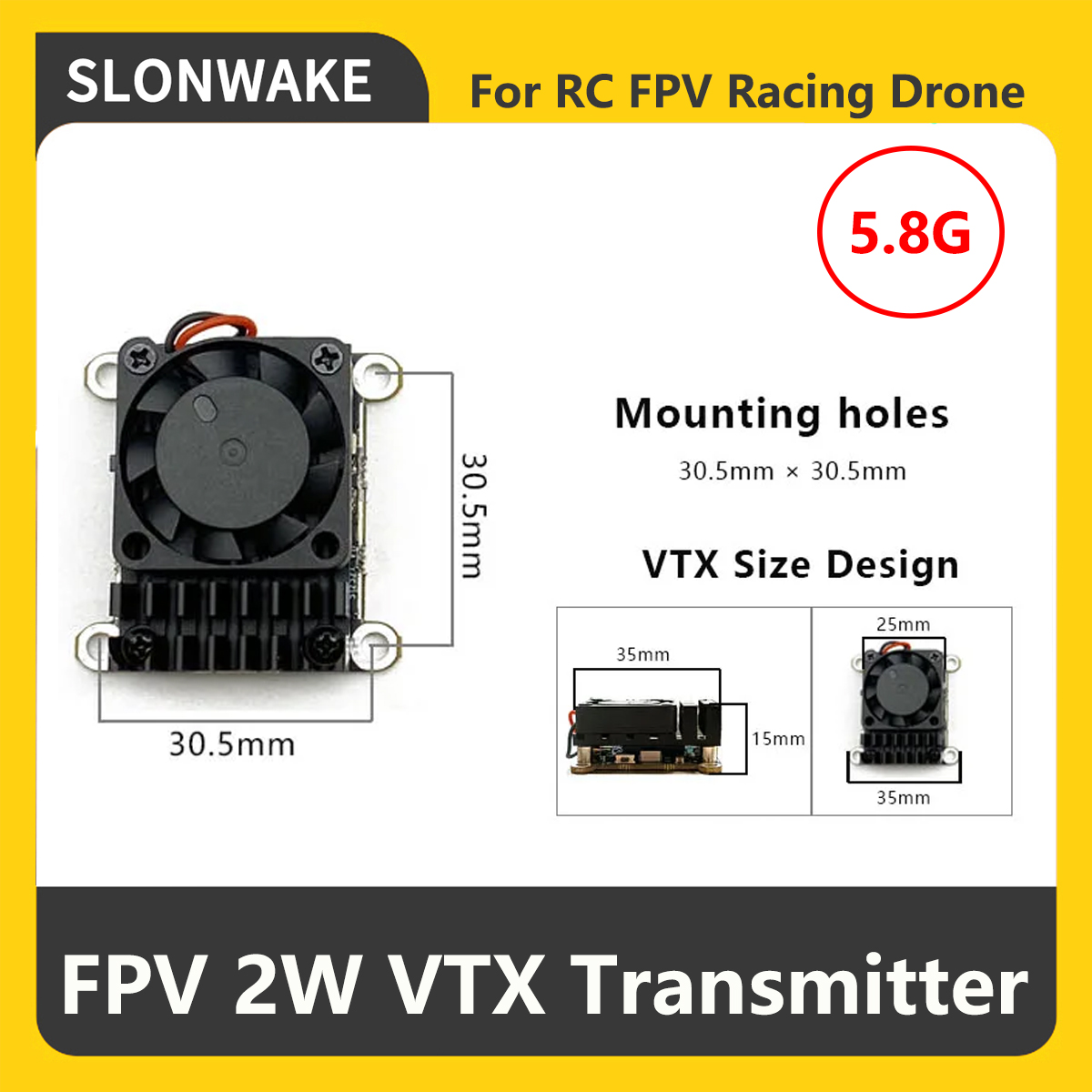 Transmetteur FPV VTX SLONWAKE  - Drone Receiver avis et prix